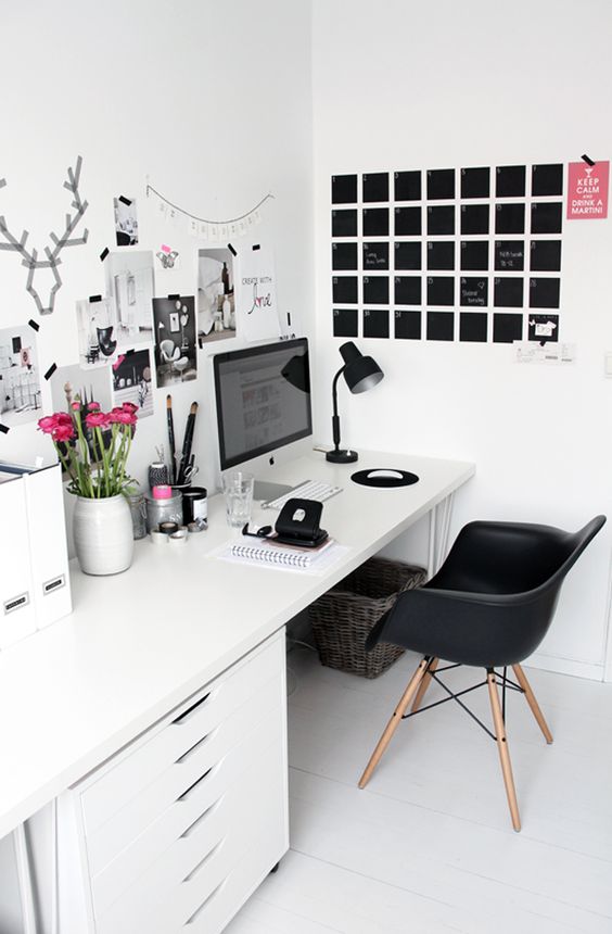 white-desk